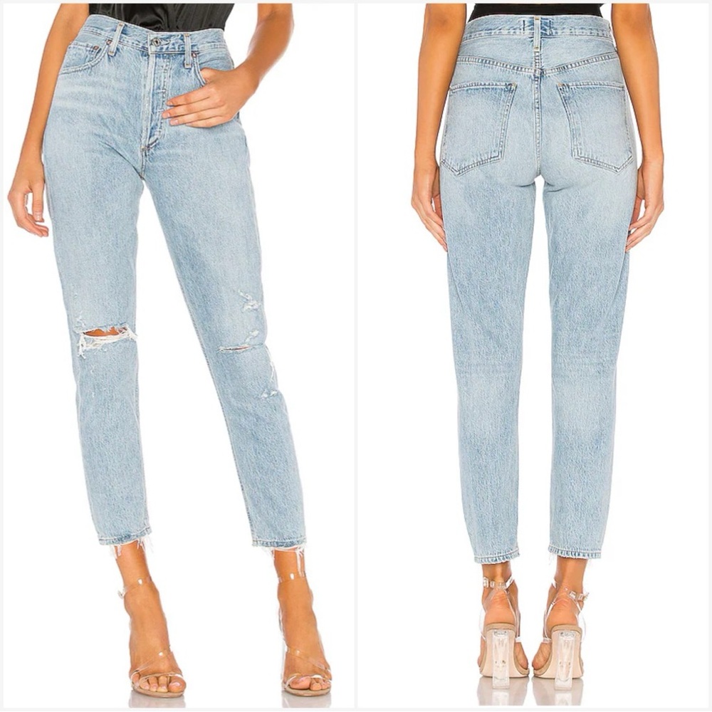 AGOLDE • jamie high rise classic in shakedown sz 25